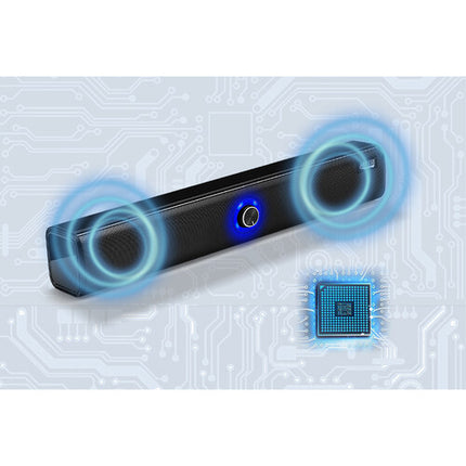 Adesso Xtream S6 Barra de Sonido Multimedia Bluetooth 20W 100ft Alcance