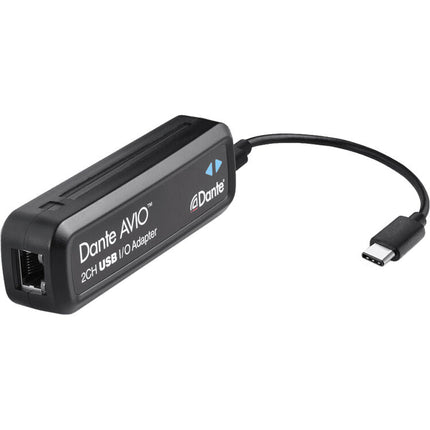 Audinate Dante AVIO Adaptador USB Type-C 2x2 Audio 24-Bit 48 kHz