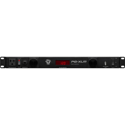 Black Lion Audio PG-XLM Regulador de Voltaje 9 Salidas 1 RU con Medidor y Lámparas Dual