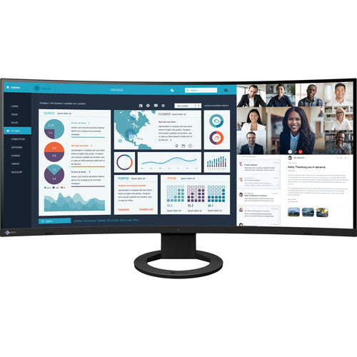 EIZO FlexScan EV3895FX-BK Monitor Curvo IPS 37.5" Ultrapanorámico 3840x1600 USB-C