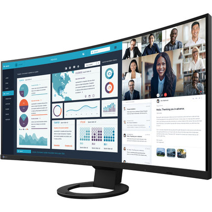 EIZO FlexScan EV3895FX-BK Monitor Curvo IPS 37.5" Ultrapanorámico 3840x1600 USB-C