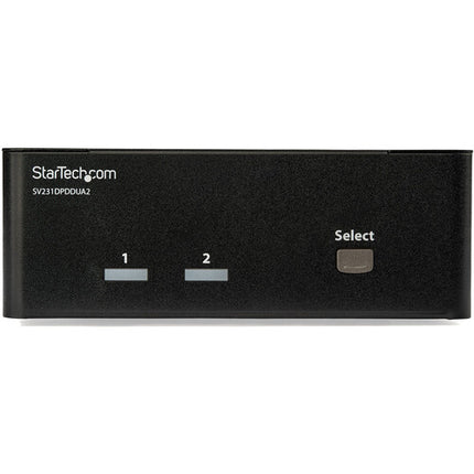 StarTech 2-Port KVM Switch DisplayPort Dual Monitor 4K 60Hz Audio