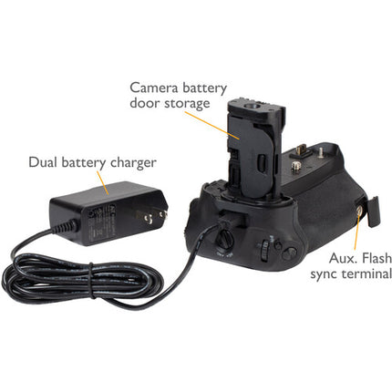 Vello BG-C19 Empuñadura Batería para Canon EOS R con Doble Batería LP-E6NH USB-C
