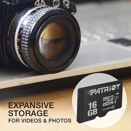 Patriot 16GB LX Series microSDHC UHS-I 80MBs Full HD video tarjeta memoria