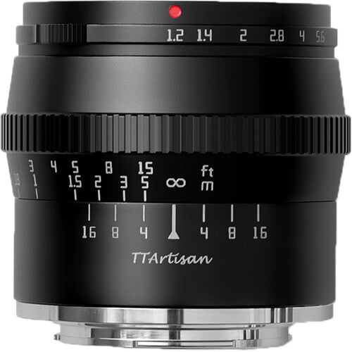 TTArtisan 50mm f1.2 Objetivo Manual Sony E APS-C 75mm f1.2-16