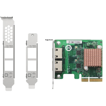 QNAP Tarjeta de Expansión de Red PCIe Dual 2.5GbE 2 Puertos PCIe 2.0 x2