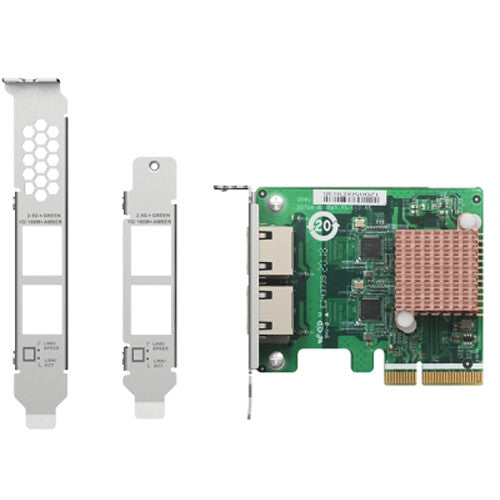QNAP Tarjeta de Expansión de Red PCIe Dual 2.5GbE 2 Puertos PCIe 2.0 x2