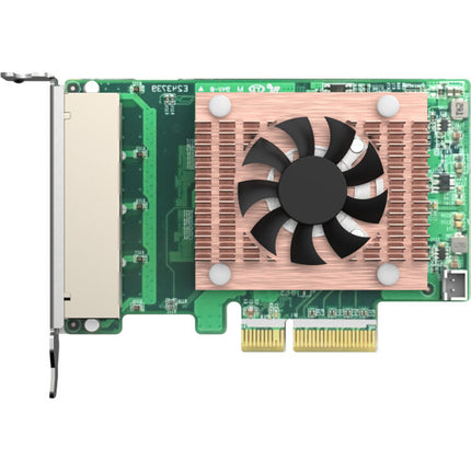 QNAP Tarjeta de Expansión de Red PCIe con 4 Puertos 2.5GbE y Soporte Bajo Perfil