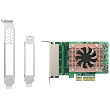 QNAP Tarjeta de Expansión de Red PCIe con 4 Puertos 2.5GbE y Soporte Bajo Perfil