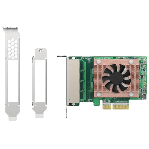 QNAP Tarjeta de Expansión de Red PCIe con 4 Puertos 2.5GbE y Soporte Bajo Perfil