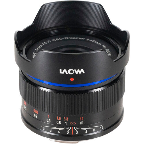 Venus Optics Laowa 10mm f2 Zero-D Lente para Micro Cuatro Tercios apertura f2 a f16 y lente asférica