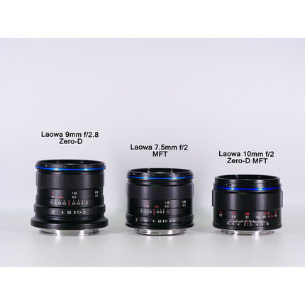 Venus Optics Laowa 10mm f2 Zero-D Lente para Micro Cuatro Tercios apertura f2 a f16 y lente asférica