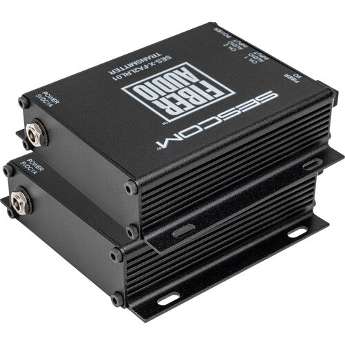 Sescom Extensor de Audio RCA 2 Canales sobre Fibra Óptica 24-Bit y Conectores LC