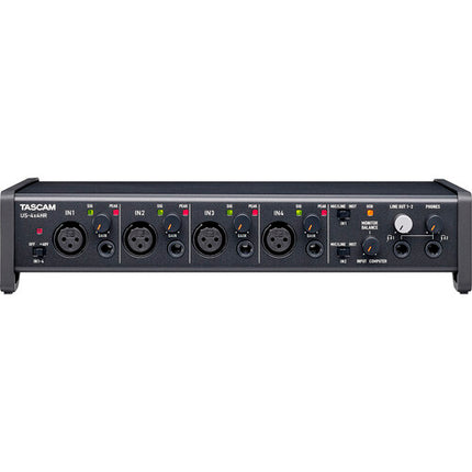 TASCAM US-4x4HR Interfaz de Audio MIDI USB-C 4 Micrófonos 24-Bit 192kHz