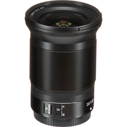 Nikon NIKKOR Z 20mm f/1.8 S Objetivo Z-Mount FX con Motor AF y Funda