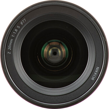 Nikon NIKKOR Z 20mm f/1.8 S Objetivo Z-Mount FX con Motor AF y Funda