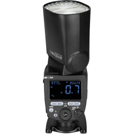 Yongnuo YN650EX-RF TTL Speedlite Flash inalámbrico 2.4 GHz GN 197 200mm con Mini Soporte