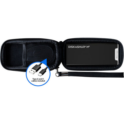 Istorage 2TB diskAshur M2 SSD Externo Encriptado 256-Bit USB 3.2 Gen 1 370 MB/s