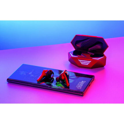 Saramonic BH60 GamesMonic Auriculares Inalámbricos Bluetooth 5.0 24 Horas Roja