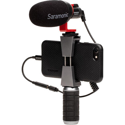 Saramonic VGM Kit de Estabilización y Montura con Micrófono para Cámaras y Smartphones 4.7 a 12.4 pulgadas