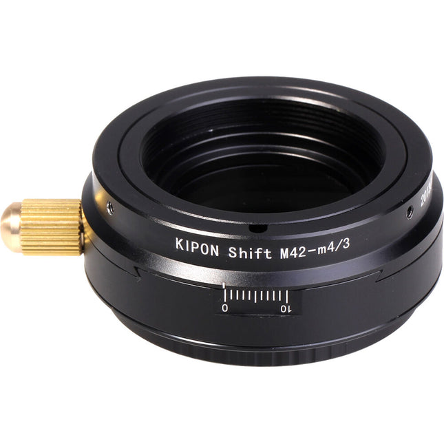 KIPON Adaptador de Montura Shift para M42 a Micro Cuatro Tercios con Función Shift y Enfoque Infinito
