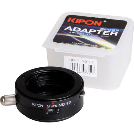 KIPON Adaptador de Objetivo Shift para Minolta MD a FUJIFILM FX con Garantía 1 Año