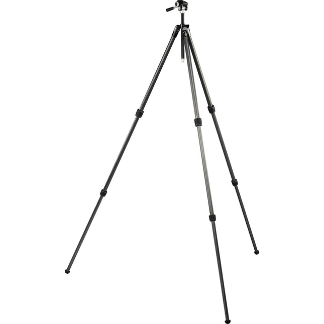 Vortex Ridgeview trípode fibra carbono con cabeza Pan/Tilt QR 73.8" altura 22 lb capacidad
