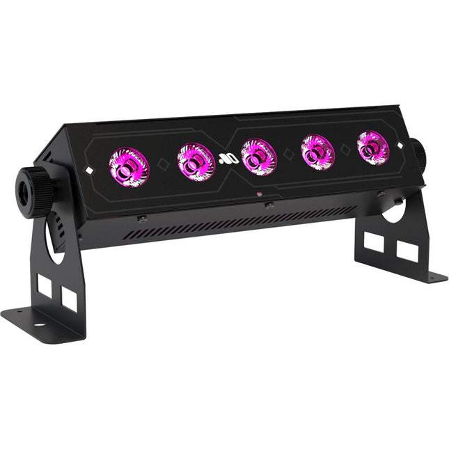 Blizzard Mikrokassette RGBW LED Wash Luz 5x10W 25° Incluye Soporte