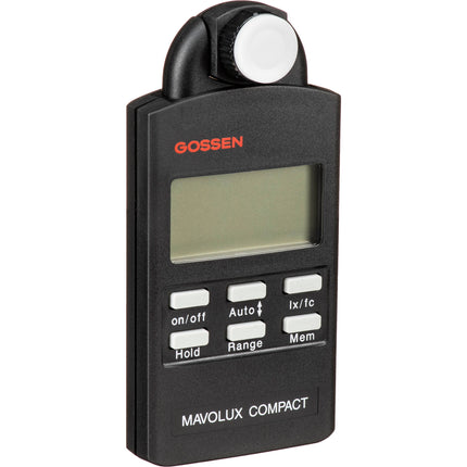 Gossen MAVOLUX COMPACT Medidor de Luz Rango 0.1-199900 lux Pantalla Retroiluminada