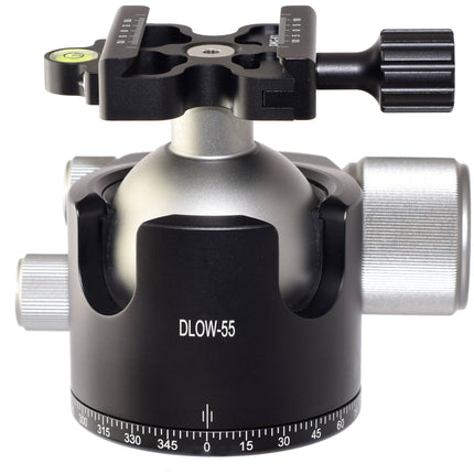 Desmond DLOW-55 Cabeza de Bola con Placa QR Arca Tipo 55mm 3.9" Alto y Estuche