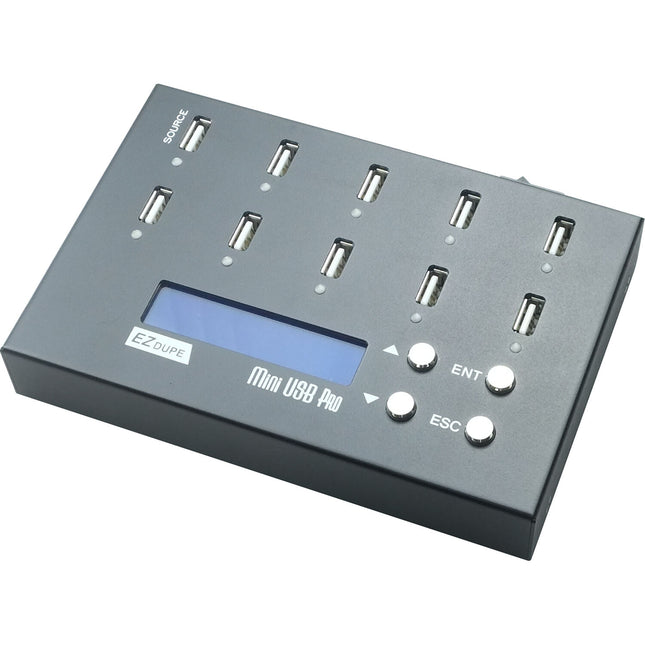 EZ Dupe Mini USB Pro Duplicador 9 destinos Copia Asíncrona 2GB/min
