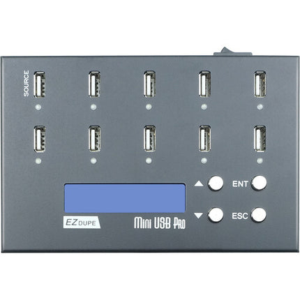 EZ Dupe Mini USB Pro Duplicador 9 destinos Copia Asíncrona 2GB/min