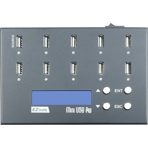 EZ Dupe Mini USB Pro Duplicador 9 destinos Copia Asíncrona 2GB/min