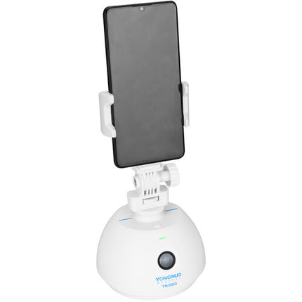 Yongnuo Smart Tracking Soporte para Teléfono Blanco Seguimiento Automático 22h Batería USB-C