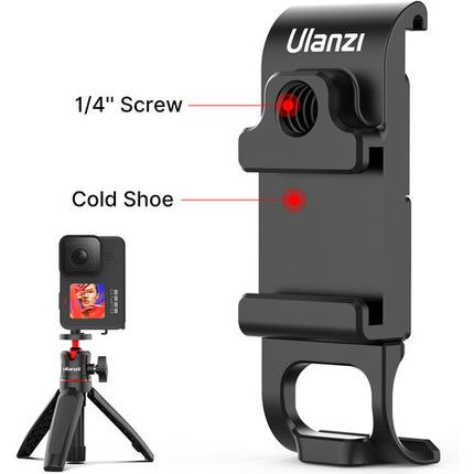 Ulanzi Tapa de Batería Multifuncional para GoPro HERO9 Metal y Montura 1/4"-20