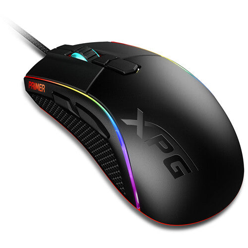 XPG PRIMER RGB Ratón Gaming RGB Sensor Óptico 12000 dpi 7 Botones