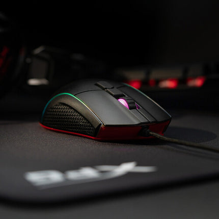 XPG PRIMER RGB Ratón Gaming RGB Sensor Óptico 12000 dpi 7 Botones