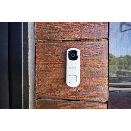 Lorex B451AJD-E Toma Video Puerta Cableada 2K 164° Wi-Fi Blanca