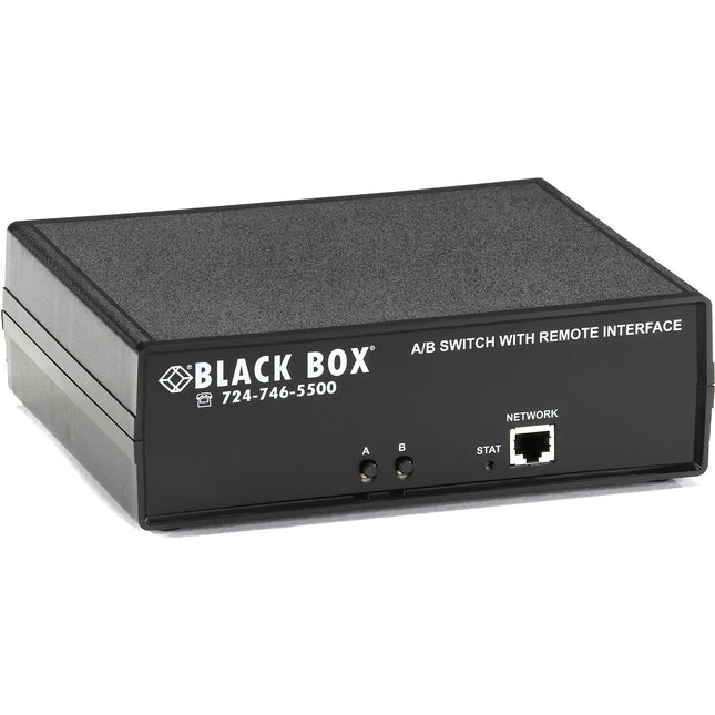 Black Box SW1046A Conmutador A/B DB9 con Control Ethernet y RS-232 10 Gb/s