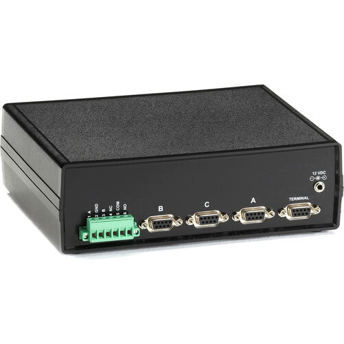 Black Box SW1046A Conmutador A/B DB9 con Control Ethernet y RS-232 10 Gb/s