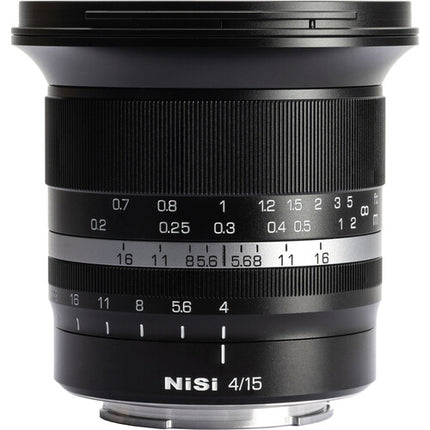 NiSi 15mm f4 Sunstar ASPH Lente para Sony E Montura Full Frame