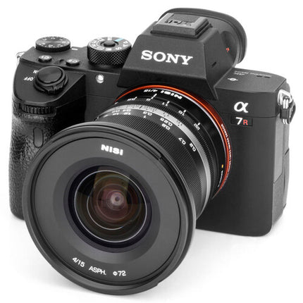 NiSi 15mm f4 Sunstar ASPH Lente para Sony E Montura Full Frame