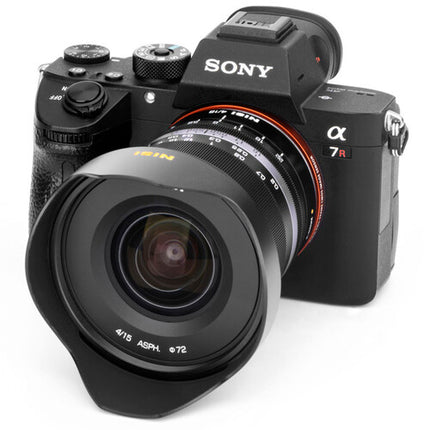 NiSi 15mm f4 Sunstar ASPH Lente para Sony E Montura Full Frame