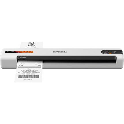 Epson RapidReceipt RR-60 Escáner Móvil de Recibos y Documentos 600 dpi 10 ppm