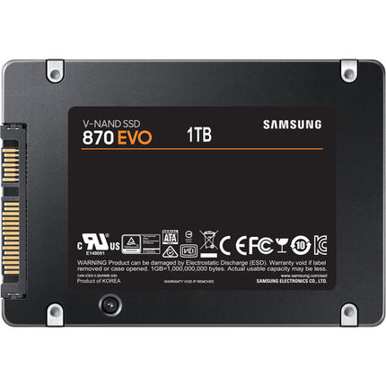 Samsung 1TB 870 EVO SSD Interno SATA III 2.5" 560MBs Lectura 530MBs Escritura