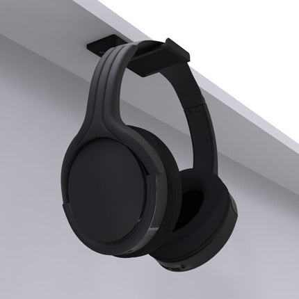 Kanto Living HH Soporte Universal para Auriculares Bajo Escritorio con Adhesivo 3M Negro