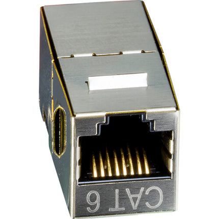 NTW CAT6 Acoplador Keystone Apantallado Metal Diecast Alta Durabilidad