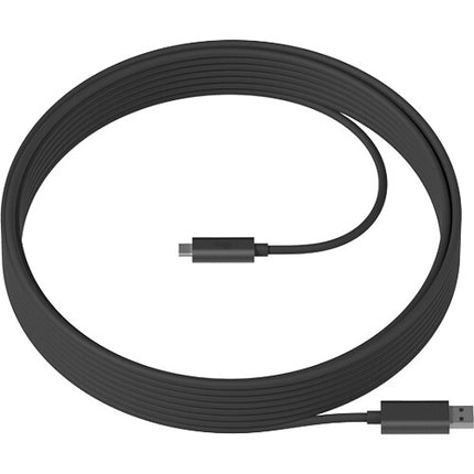 Logitech Strong Cable USB 3.2 Gen 2 Tipo A a Tipo C 10 Gb 10 m con Extensión