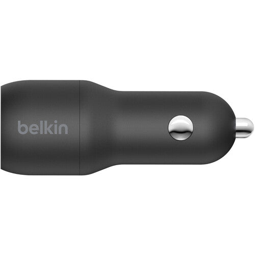 Cargador de Coche Belkin Boost Charge 24W USB Tipo A con Cable USB A y USB C