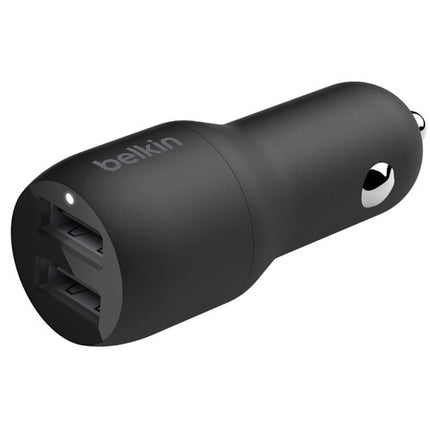 Cargador de Coche Belkin Boost Charge 24W USB Tipo A con Cable USB A y USB C